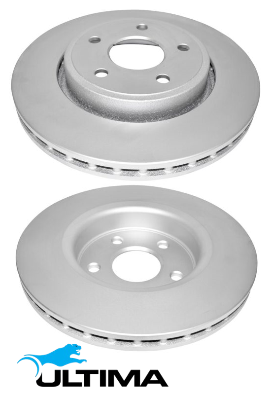 ULTIMA FRONT VENTED DISC BRAKE ROTORS FOR JEEP GRAND CHEROKEE WH EZB 5.7 V8 OD 328MM EXCEPT OVERLAND