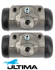PAIR OF ULTIMA REAR WHEEL CYLINDERS TO SUIT FORD FALCON XA XB XW 302 351 CLEVELAND 4.9L 5.8L V8 TILL 11/1974