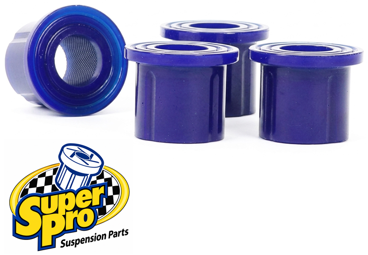 SUPERPRO REAR LEAF SPRING REAR EYE BUSH KIT TO SUIT NISSAN NAVARA D40 YD25DDTI TURBO DIESEL 2.5L I4 EXCEPT 120KW