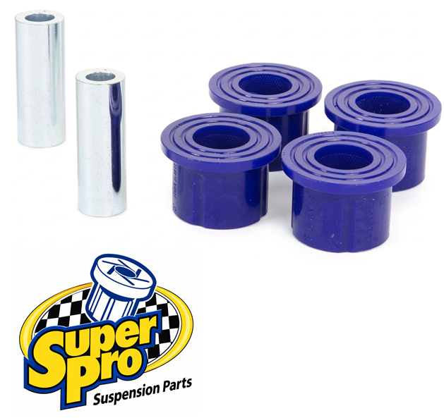 SUPERPRO REAR LEAF SPRING FRONT EYE BUSH KIT TO SUIT NISSAN NAVARA NP300 D23 QR25DE 2.5L SUITS 2D