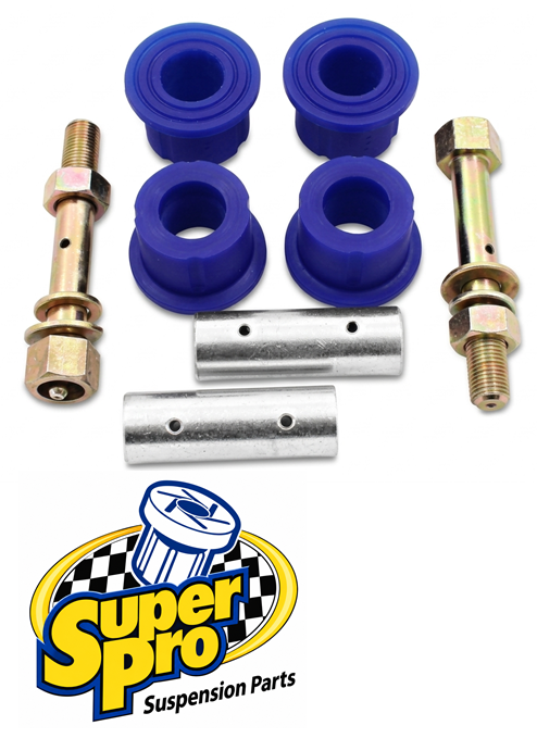 SUPERPRO REAR LEAF SPRING BUSH KIT TO SUIT NISSAN NAVARA NP300 D23 YS23DDTT TWIN TURBO DIESEL 2.3L I4 SUITS SL,ST & ST-X KING CAB