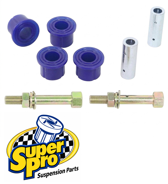 SUPERPRO REAR LEAF SPRING BUSH KIT TO SUIT NISSAN NAVARA NP300 D23 YS23DDT TURBO DIESEL 2.3L I4 SUITS 2D
