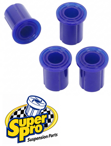SUPERPRO REAR LEAF SPRING SHACKLE BUSH KIT TO SUIT NISSAN NAVARA D40 YD25DDTI TURBO DIESEL 2.5L I4 EXCEPT 120KW CVAD40 CHASSIS