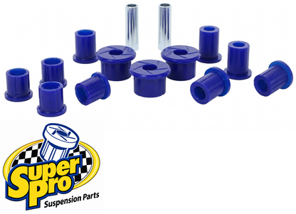 SUPERPRO REAR LEAF SPRING COMPLETE BUSH KIT TO SUIT TOYOTA HILUX RN106R RN110R RN130R RZN169R RZN174R 22R 3RZ-FE 2.4L 2.7L I4