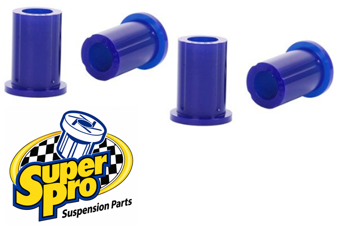 SUPERPRO REAR LEAF SPRING UPPER SHACKLE BUSH KIT TO SUIT FORD RANGER PX P5AT TURBO DIESEL 3.2L I5 SUITS 4WD