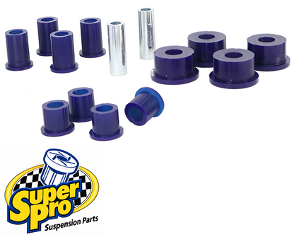 SUPERPRO REAR LEAF SPRING COMPLETE BUSH KIT TO SUIT FORD RANGER PX P5AT TURBO DIESEL 3.2L I5 SUITS RWD TILL 07/2018