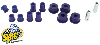 SUPERPRO REAR LEAF SPRING COMPLETE BUSH KIT TO SUIT FORD RANGER PX P5AT TURBO DIESEL 3.2L I5 SUITS 4WD