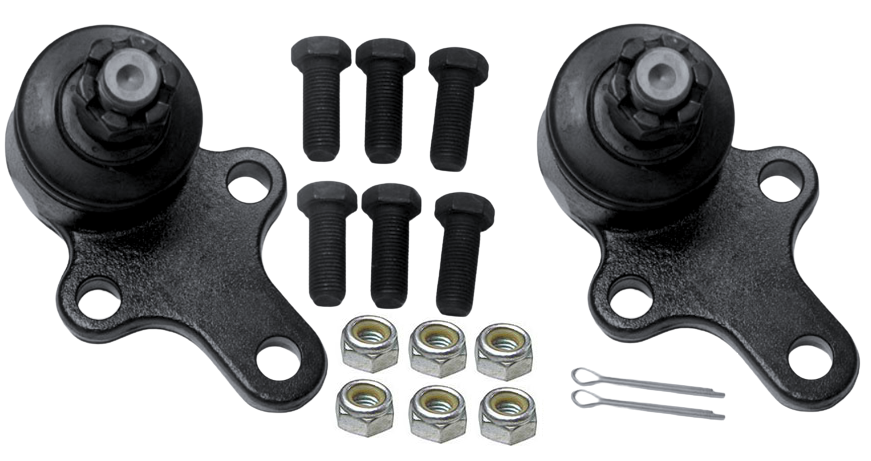 PAIR OF FRONT LOWER BALL JOINTS TO SUIT TOYOTA HILUX WORKMATE RZN147R 1RZ-E 2.0L I4