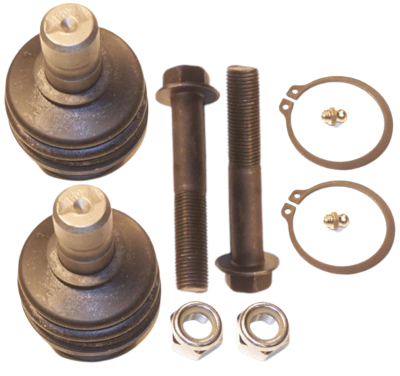 PAIR OF FRONT LOWER BALL JOINTS FOR NISSAN QR25DE YS23DDT YD25DDTI YS23DDTT 2.3L 2.5L I4 OD 45.25MM