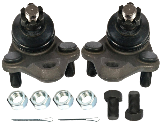 PAIR OF FRONT LOWER BALL JOINTS TO SUIT TOYOTA COROLLA AE101R 4A-FE 1.6L I4 FROM 05/1995