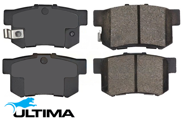 ULTIMA REAR BRAKE PAD SET TO SUIT HONDA ACCORD CM J30A4 3.0L V6