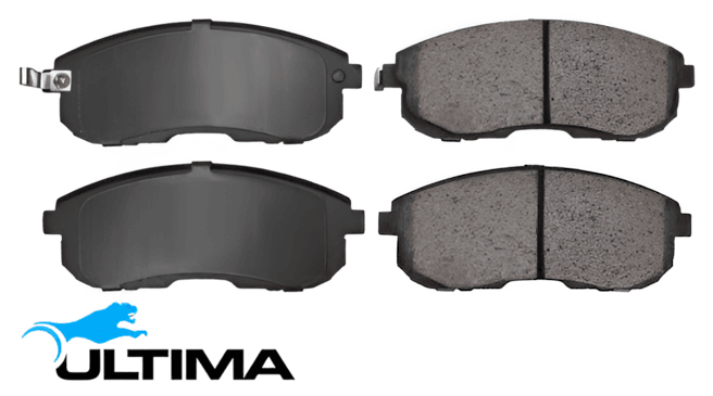 ULTIMA FRONT BRAKE PAD SET TO SUIT NISSAN VQ25DD VQ30DD VQ25DET VQ23DE 2.3L 2.5L 3.0L V6