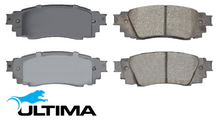 ULTIMA REAR BRAKE PAD SET TO SUIT TOYOTA RAV4 AXAA54R MXAA52R A25A-FKS M20A-FKS 2.0L 2.5L I4