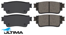 ULTIMA REAR BRAKE PADS TO SUIT MITSUBISHI OUTLANDER ZJ ZK ZL 4J11 4J12 4B11 4B12 4N14 2.0 2.3 2.4 I4