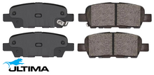 ULTIMA REAR BRAKE PAD SET TO SUIT NISSAN PATHFINDER R52 VQ35DE 3.5L V6