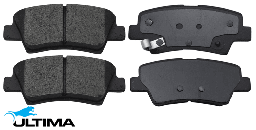 ULTIMA REAR BRAKE PAD SET TO SUIT HYUNDAI TUCSON TL TLE D4HA TURBO DIESEL 2.0 I4 ELECTRIC PARK BRAKE