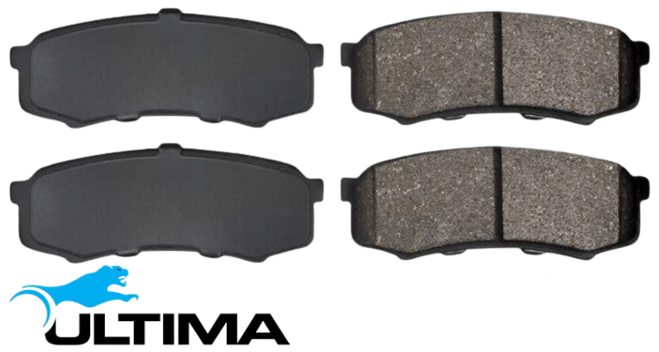 ULTIMA REAR BRAKE PADS TO SUIT TOYOTA PRADO VZJ90R VZJ95R GRJ120R GRJ150R 5VZ-FE 1GR-FE 3.4L 4.0L V6
