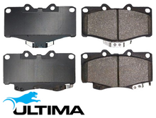 ULTIMA FRONT BRAKE PAD SET TO SUIT TOYOTA HILUX VZN130R VZN167R 3VZ-E 5VZ-FE 3.0L 3.4L V6