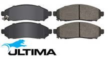 ULTIMA FRONT BRAKE PAD SET TO SUIT NISSAN NAVARA D40 VQ40DE 4.0L V6