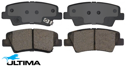ULTIMA REAR BRAKE PAD SET TO SUIT HYUNDAI SONATA NF G6DB 3.3L V6