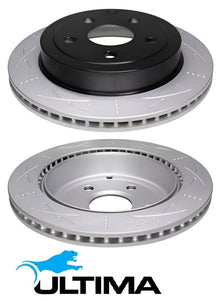 ULTIMA REAR DISC BRAKE ROTOR SET TO SUIT HOLDEN COMMODORE VE VF ALLOYTEC LY7 LE0 LW2 LWR 3.6L V6