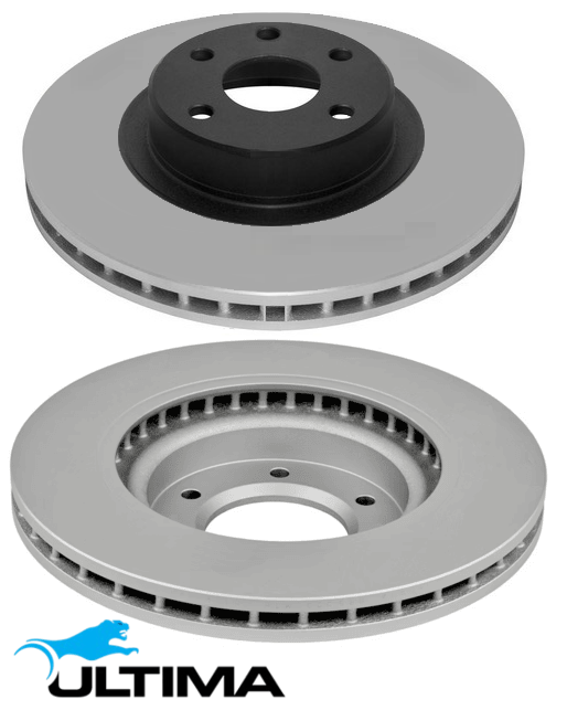 ULTIMA FRONT DISC BRAKE ROTOR SET TO SUIT HOLDEN COMMODORE VE VF ALLOYTEC LY7 LE0 LW2 LWR 3.6L V6