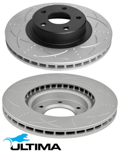 ULTIMA FRONT DISC BRAKE ROTOR SET TO SUIT HOLDEN CAPRICE WM WN ALLOYTEC LY7 LWR SIDI LLT LFX 3.6L V6