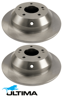 ULTIMA REAR SOLID DISC BRAKE ROTORS FOR KIA SORENTO XM D4HB 2.2L I4 148.3MM INTERNAL MOUNTING FACE