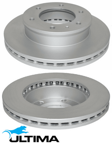 ULTIMA FRONT VENTED DISC BRAKE ROTOR SET TO SUIT MAZDA B4000 BRAVO EX FX HX 1V 4.0L V6 OD 288.5MM