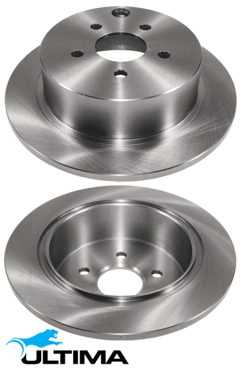 ULTIMA REAR SOLID DISC BRAKE ROTORS TO SUIT NISSAN JUKE F15 MR16DDT 1.6L I4 SUITS ST-S & TI-S MODELS