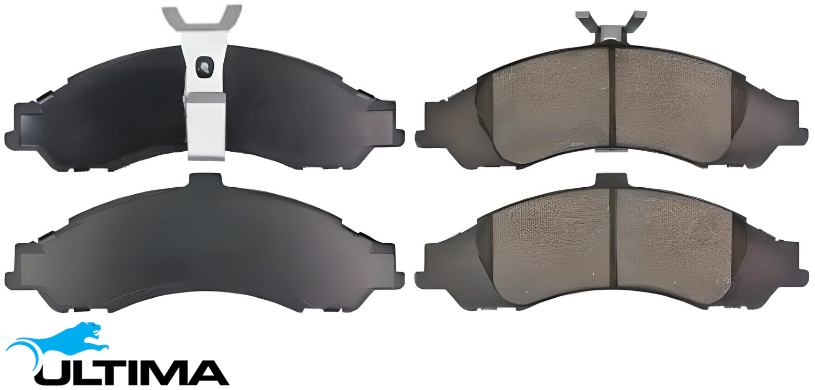 ULTIMA FRONT BRAKE PAD SET FOR HOLDEN COMMODORE VT-VZ ALLOYTEC ECOTEC LY7 LE0 L36 L67 S/C 3.6 3.8 V6