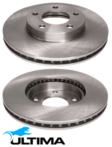 ULTIMA FRONT VENTED DISC BRAKE ROTOR SET TO SUIT FORD ESCAPE BA ZA ZB AJ 3.0L V6 TILL 12/2005