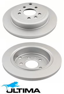 ULTIMA REAR DISC BRAKE ROTOR SET TO SUIT FORD FALCON BA FG FG X BARRA 240T 270T TURBO 4.0L I6