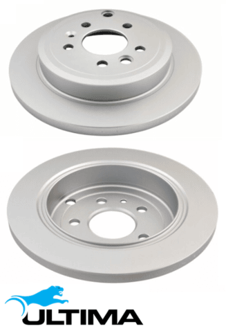 ULTIMA REAR DISC BRAKE ROTOR SET TO SUIT FORD BARRA 182 190 195 E-GAS ECOLPI 240T 270T 4.0L I6