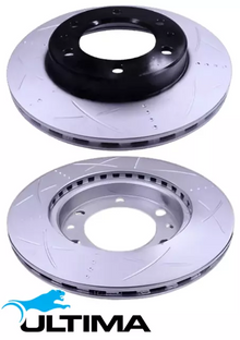 ULTIMA FRONT DISC BRAKE ROTORS FOR TOYOTA LANDCRUISER BJ70R BJ73R BJ75R BJ71R BJ74R 13BT 3B 3.4L I4