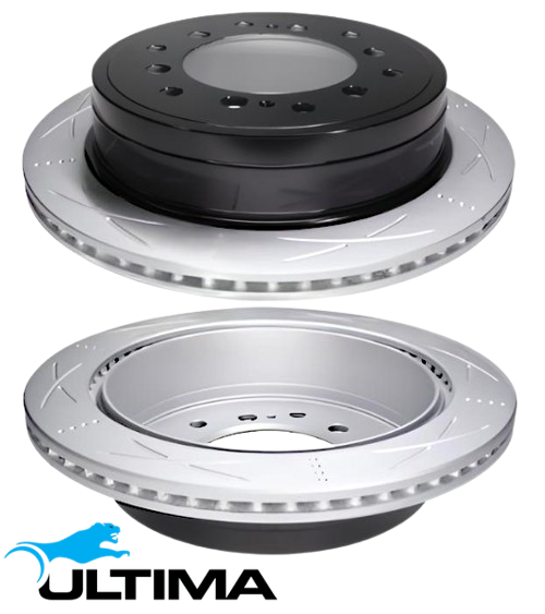 ULTIMA REAR DISC BRAKE ROTOR SET TO SUIT TOYOTA FORTUNER GUN156R 1GD-FTV 2.8L I4