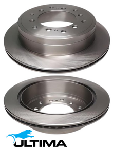 ULTIMA REAR DISC BRAKE ROTOR SET TO SUIT TOYOTA FJ CRUISER GSJ15R 1GR-FE 4.0L V6