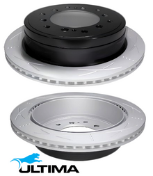 ULTIMA REAR DISC BRAKE ROTOR SET TO SUIT TOYOTA FJ CRUISER GSJ15R 1GR-FE 4.0L V6