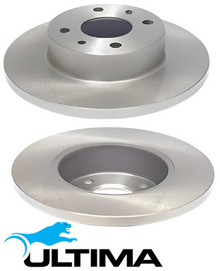 ULTIMA REAR SOLID DISC BRAKE ROTOR SET TO SUIT NISSAN PULSAR N15 SR20DE 2.0L I4