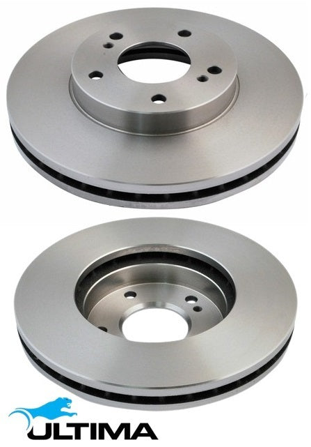 ULTIMA FRONT VENTED DISC BRAKE ROTOR SET TO SUIT NISSAN SKYLINE R32 RB20DET TURBO 2.0L I6 OD 280MM