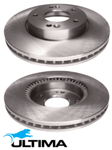 ULTIMA FRONT VENTED DISC BRAKE ROTOR SET TO SUIT KIA G6EA G6BA 2.7L V6