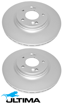ULTIMA FRONT VENTED DISC BRAKE ROTOR SET TO SUIT HYUNDAI ELANTRA AD G4FJ TURBO 1.6L I4