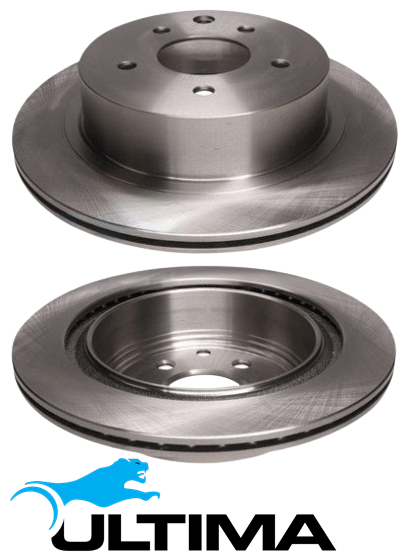 ULTIMA REAR VENTED DISC BRAKE ROTOR SET FOR NISSAN SKYLINE V35 VQ25DD VQ30DD VQ35DE 2.5L 3.0L 3.5 V6