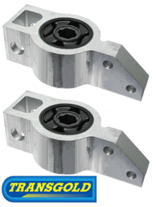 TRANSGOLD FRONT CONTROL ARM LOWER INNER BUSH KIT TO SUIT AUDI TT 8J CEPA CEPB TURBO 2.5L I5