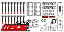 MACE VRS GASKET SET AND HEAD BOLTS COMBO PACK TO SUIT HOLDEN CALAIS VS VT ECOTEC L36 3.8L V6 TILL ENG. VH699660