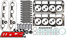 MLS VALVE REGRIND GASKET SET AND HEAD BOLTS COMBO PACK TO SUIT HOLDEN L76 L77 L98 LS3 6L 6.2 V8
