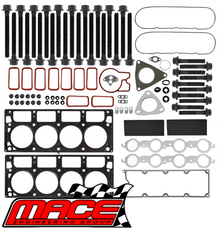 MACE VALVE REGRIND GASKET SET AND HEAD BOLTS COMBO PACK FOR HSV AVALANCHE VY VZ LS1 5.7L V8 10/03 ON