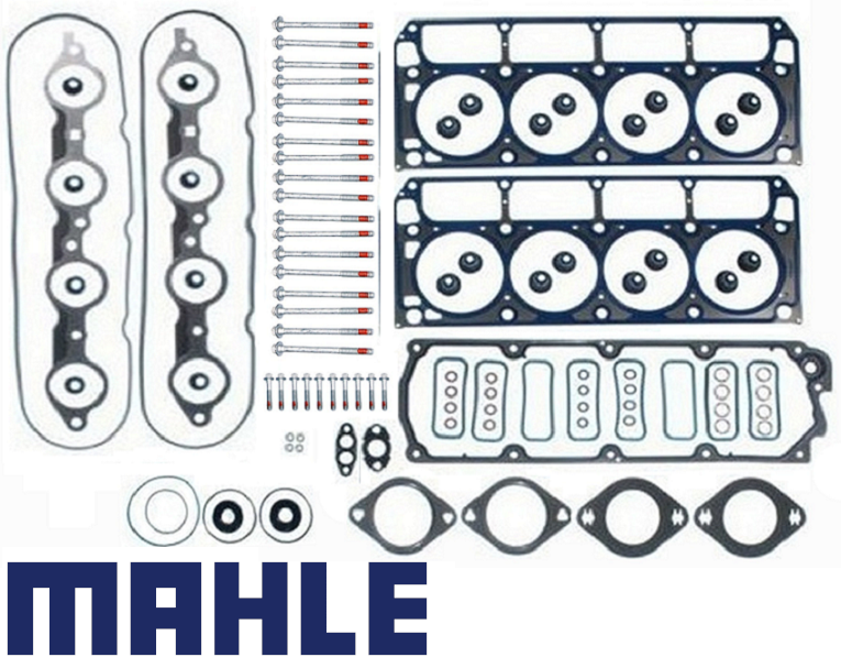 MAHLE VALVE REGRIND GASKET SET AND MAHLE HEAD BOLTS COMBO PACK TO SUIT HSV MALOO VZ VE LS2 6.0L V8