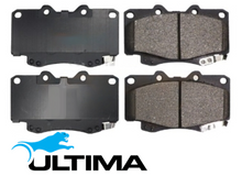 ULTIMA FRONT BRAKE PAD SET TO SUIT TOYOTA HILUX GRN215R GGN25R 1GR-FE 4.0L V6 WITHOUT VSC