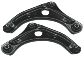 PAIR OF FRONT LOWER CONTROL ARMS TO SUIT NISSAN ALMERA N17 HR15DE 1.5L I4